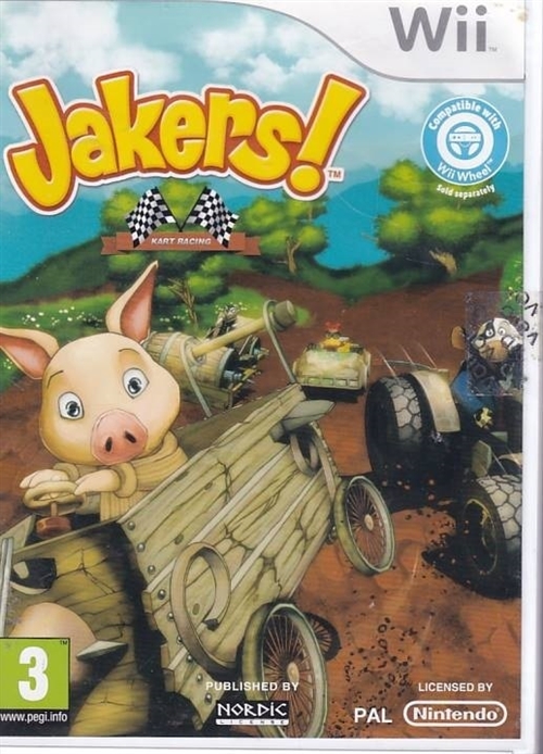 Jakers Kart Racing - Dansk - Nintendo Wii (B Grade) (Genbrug)